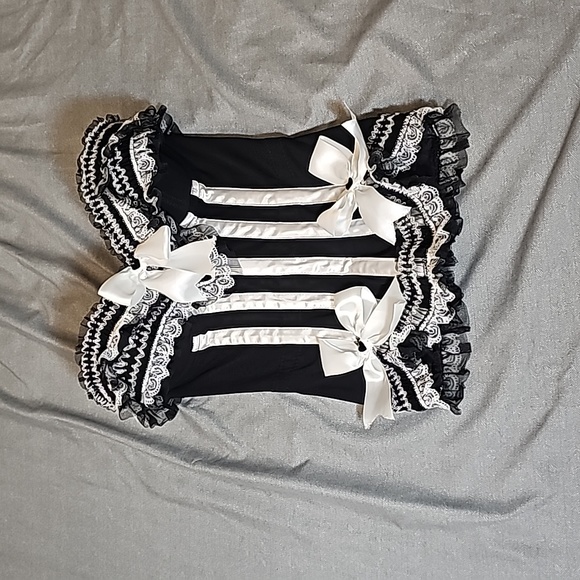 Trashy Lingerie Dresses & Skirts - Trasgy Lingerie Corset black and white maid costume